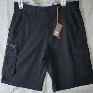 AIRWALK CARGO SHORTS TUSCAN BLACK MENS SIZE 34 NEW WITH TAGS